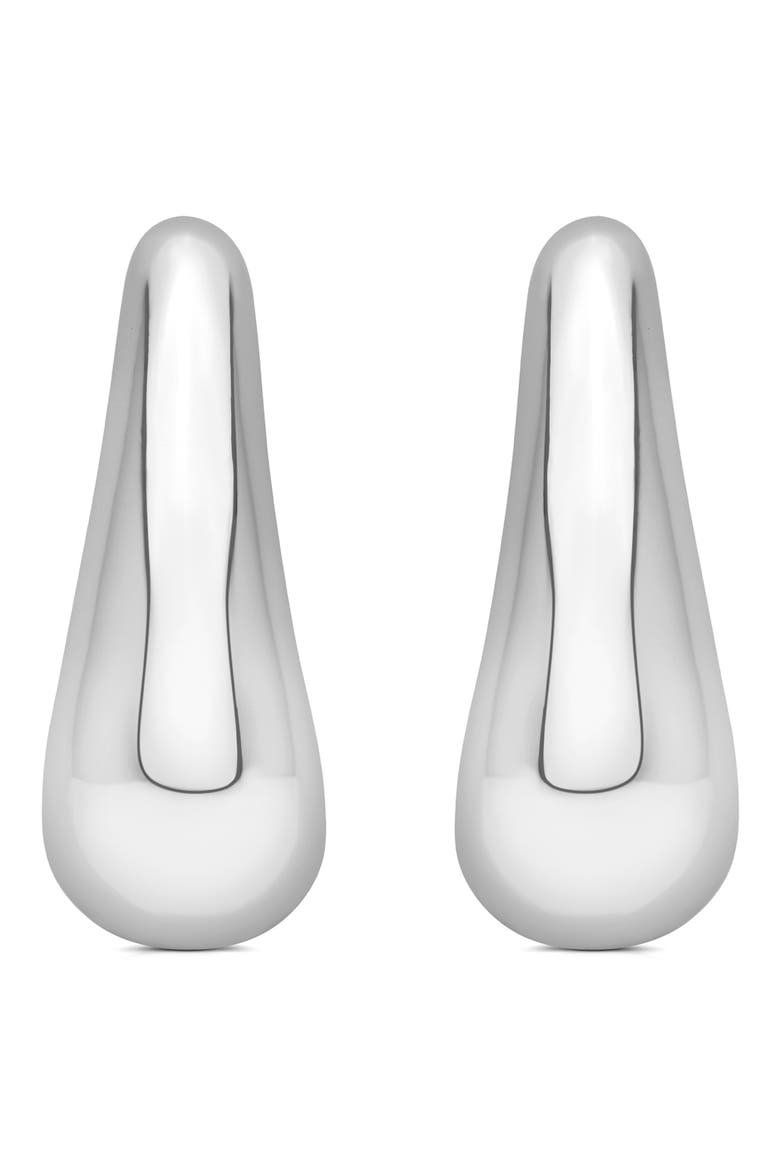 Raindrop Statement Earrings, Alternate, color, RHODIUM