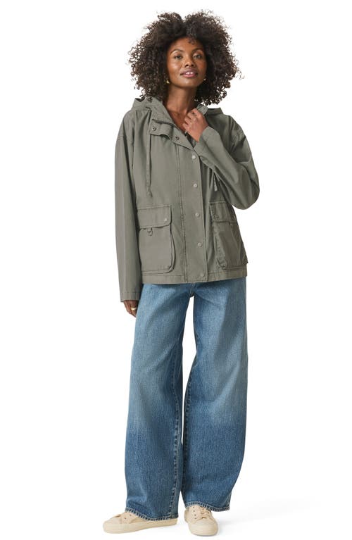 Splendid Serenity Hooded Cotton Utility Jacket