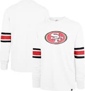 '47 Men's '47 White San Francisco 49ers Gridiron Premier Brex Long Sleeve T-Shirt