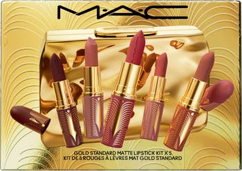 MAC Cosmetics 5-Piece Gold Standard MACximal Silky Matte Lipstick