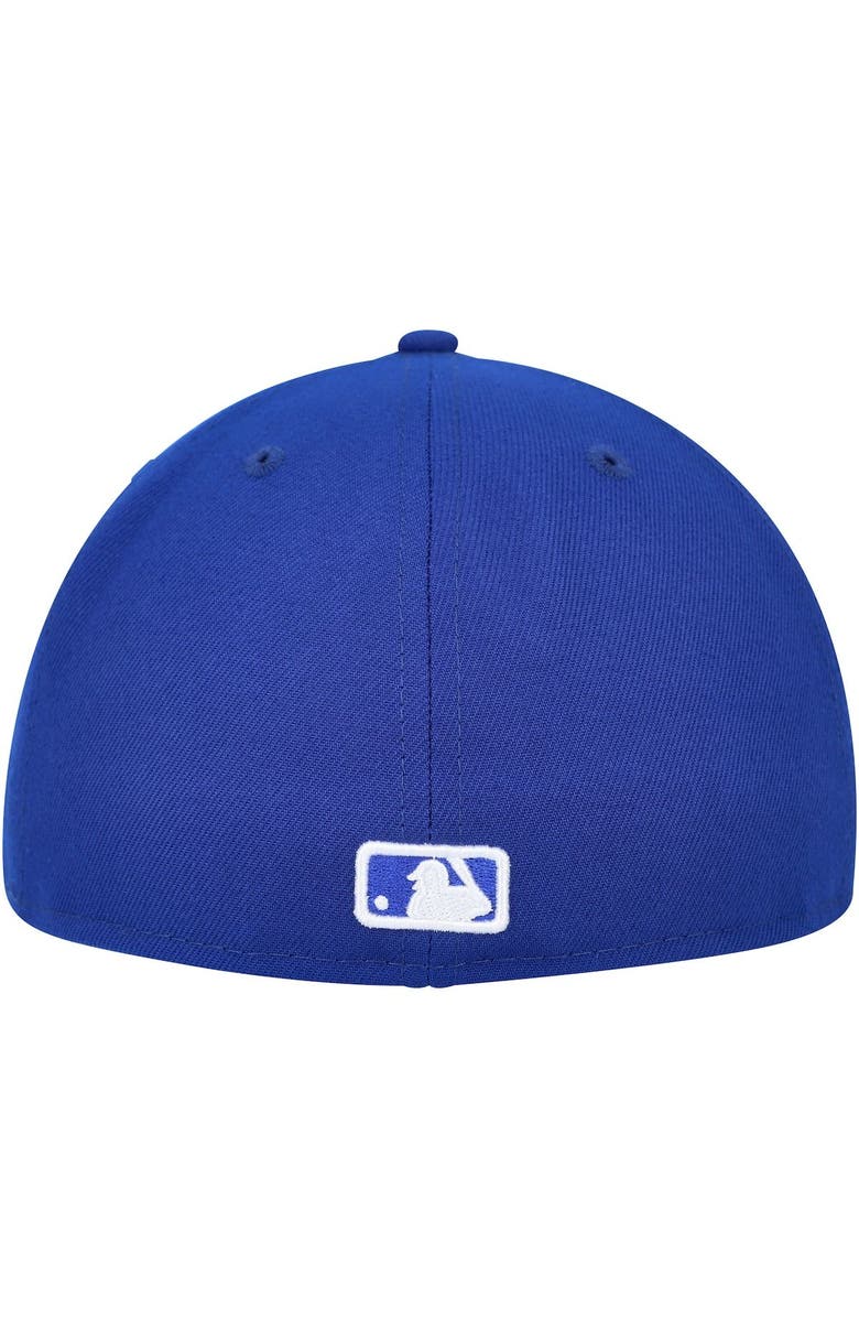 New Era Men's New Era Royal Toronto Blue Jays White Logo 59FIFTY Fitted Hat, Alternate, color, 