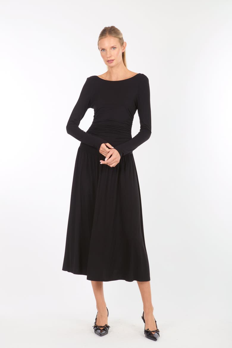 Florence Dress, Alternate, color, Black