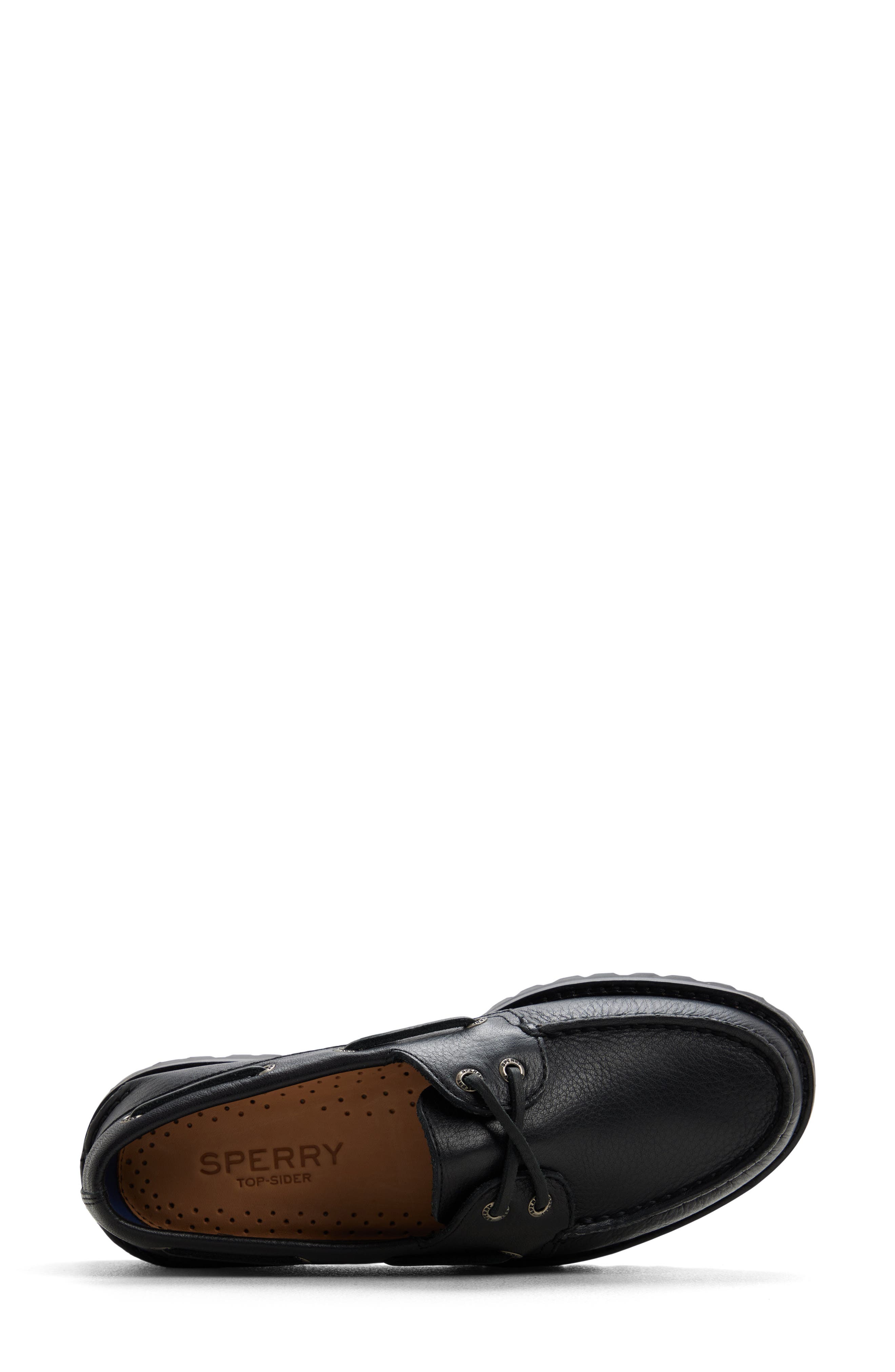 Sperry Authentic Original Lug Boat Shoe, Alternate, color, Black