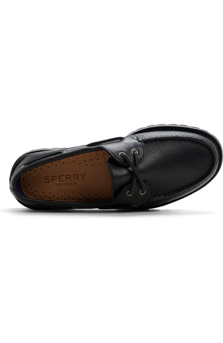 Sperry Authentic Original Lug Boat Shoe, Alternate, color, Black