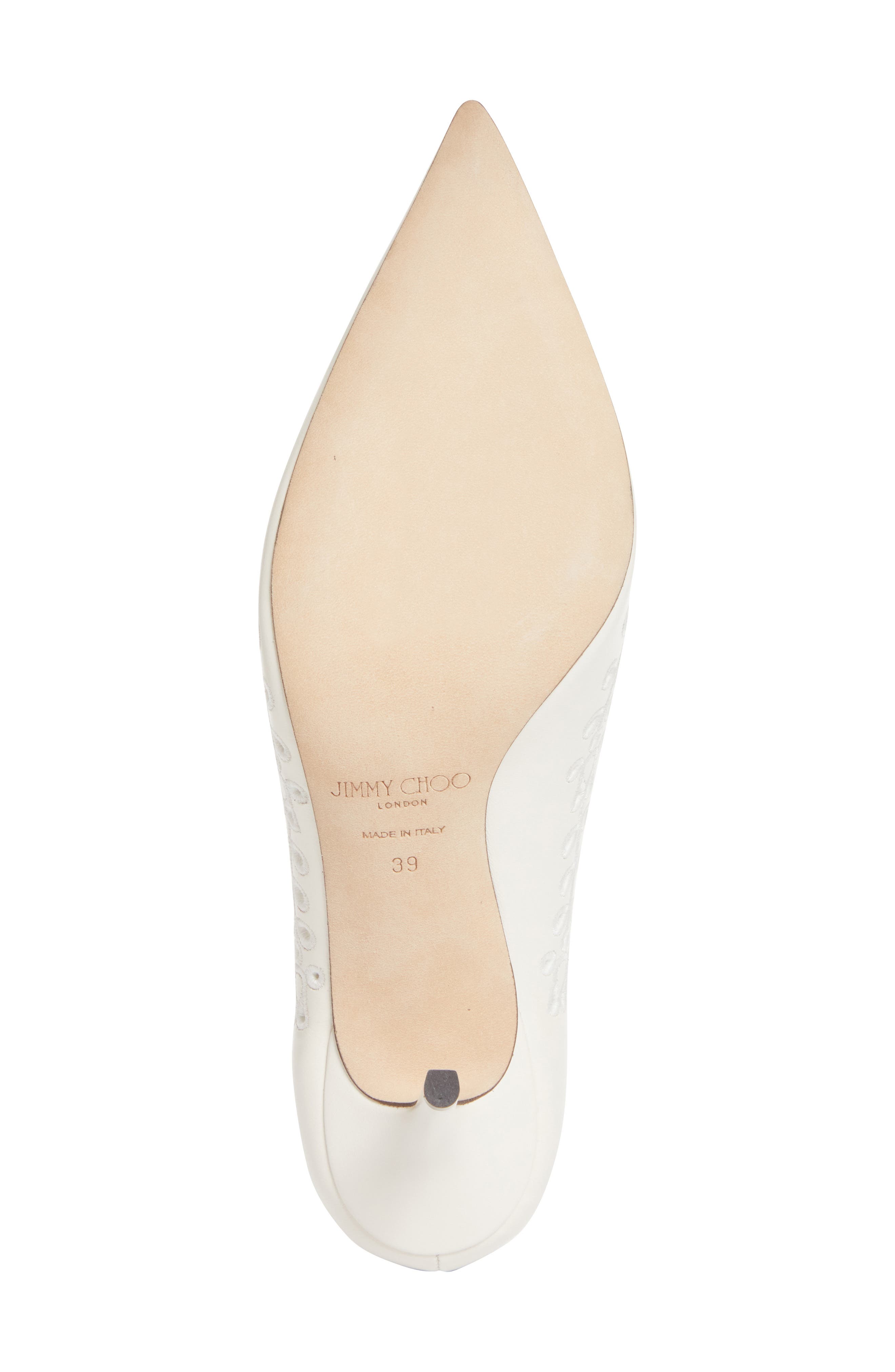 Jimmy Choo Love Pointed Toe Pump, Alternate, color, Latte