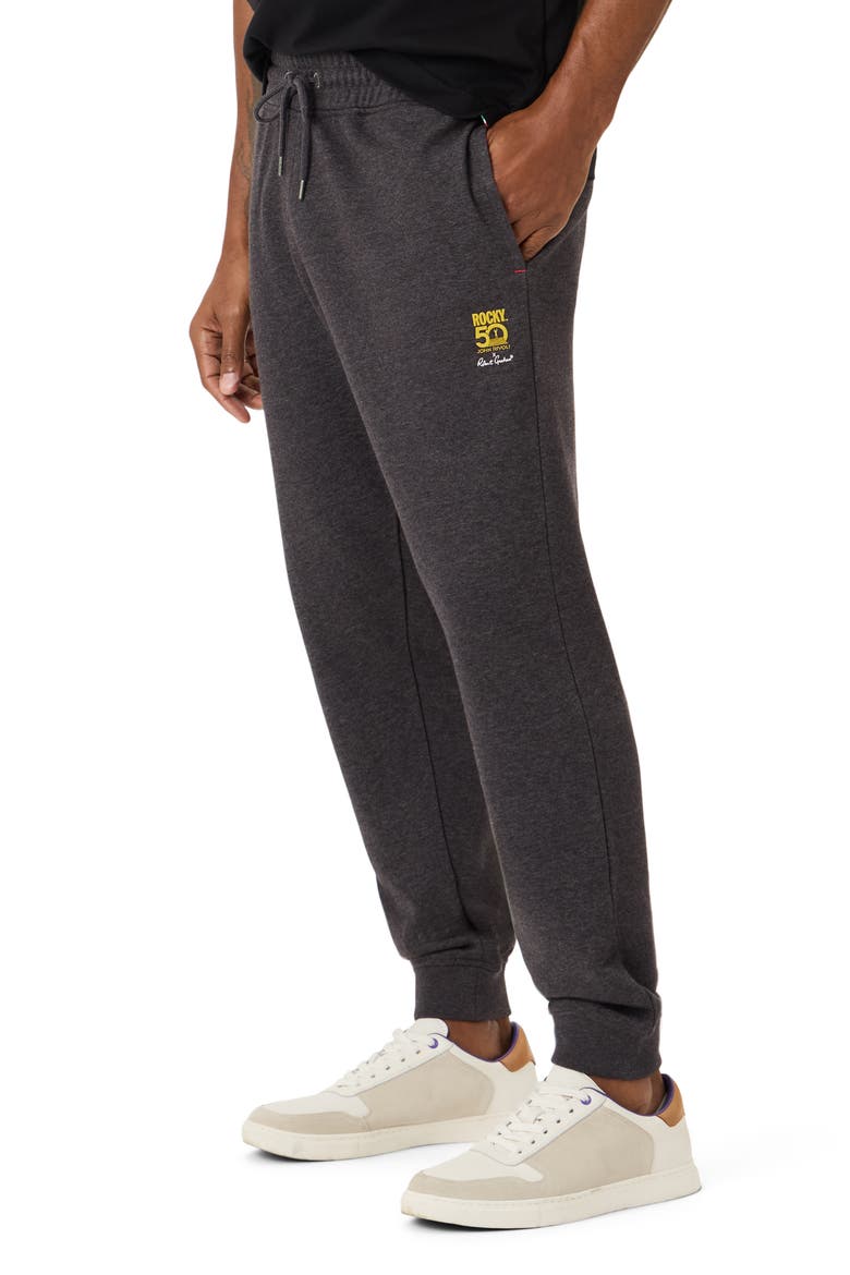 x Rocky 50th Knockout Sweatpants, Alternate, color, GREY