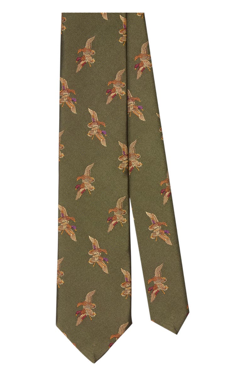 Robert Talbott Robert Mallard Best of Class Necktie, Main, color, Olive