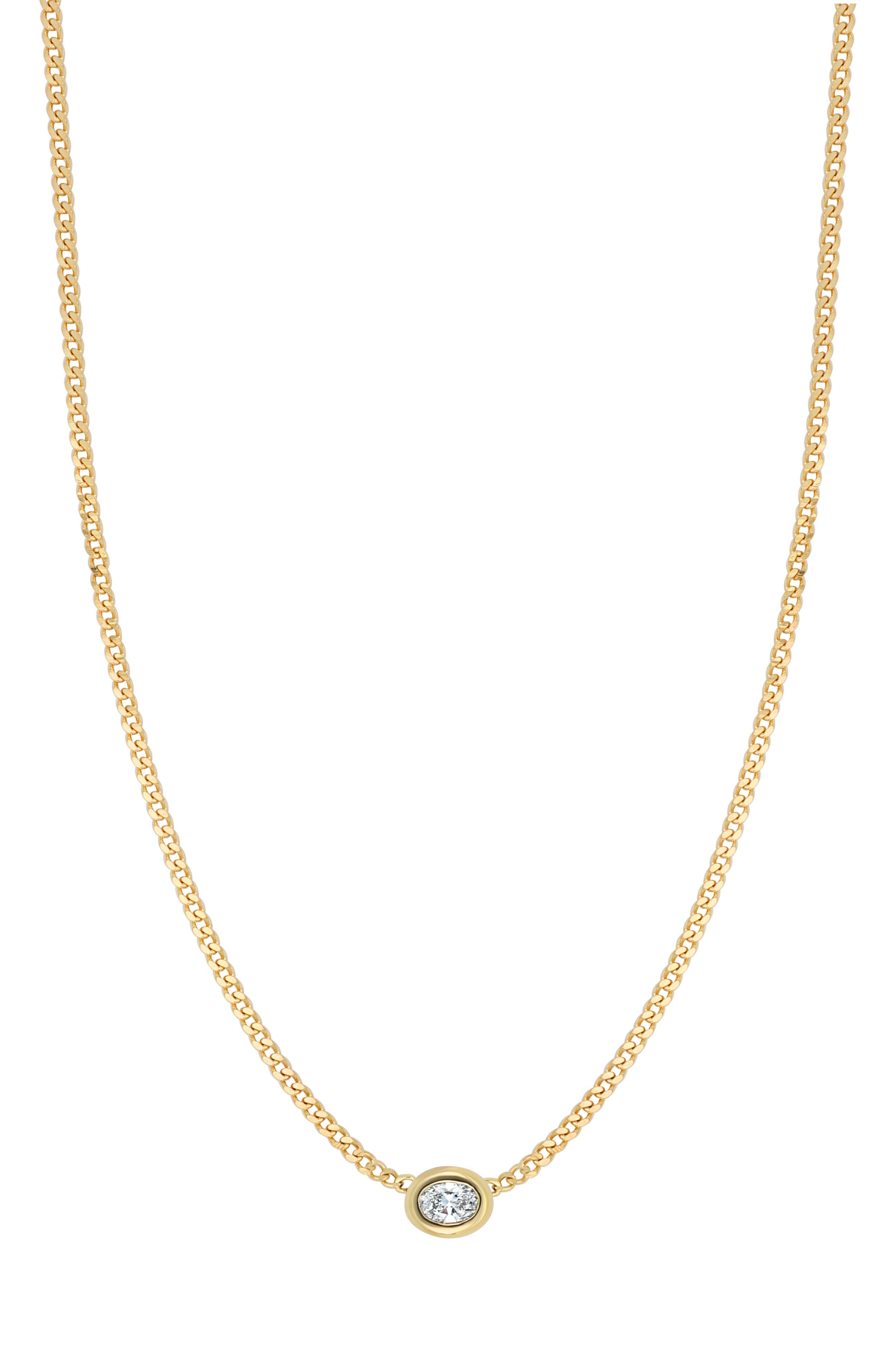 Varda 18k Gold Diamond Pendant Necklace