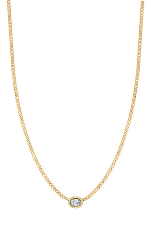 Varda 18k Gold Diamond Pendant Necklace