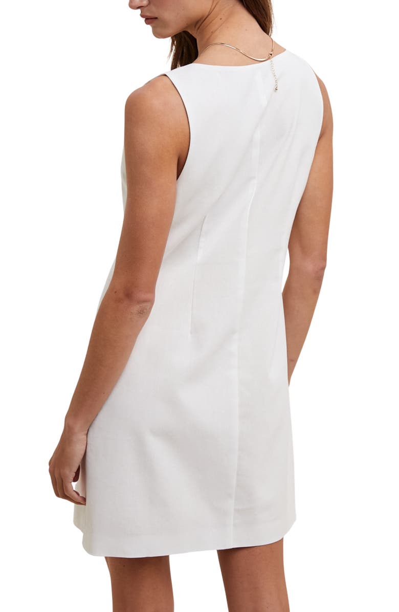 WISHLIST Buttoned Sleeveless Dress, Alternate, color, Off White