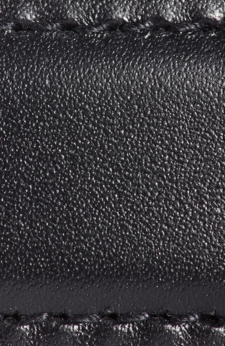 Saint Laurent Link Buckle Calfskin Leather Belt, Alternate, color, 