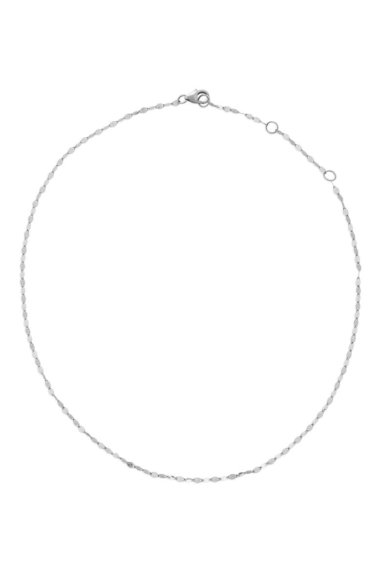 Blake 14K Gold Chain Choker, Main, color, WHITE GOLD