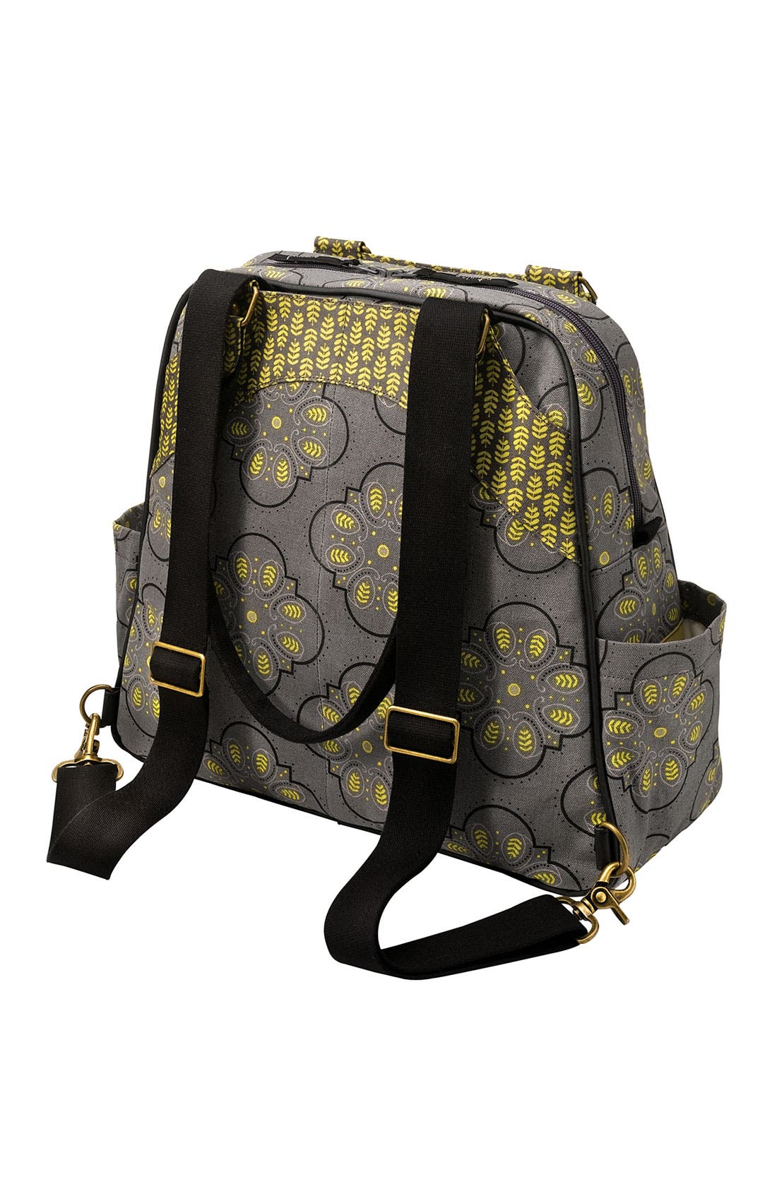 Petunia Pickle Bottom 'Glazed Sashay' Organic Cotton Convertible Diaper Bag/Satchel, Alternate, color, 