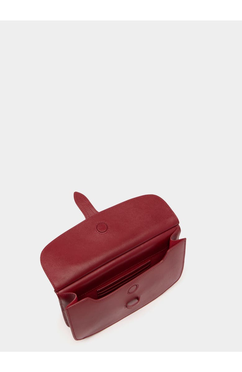 Bally Beckett Minibag in Leather, Alternate, color, Red