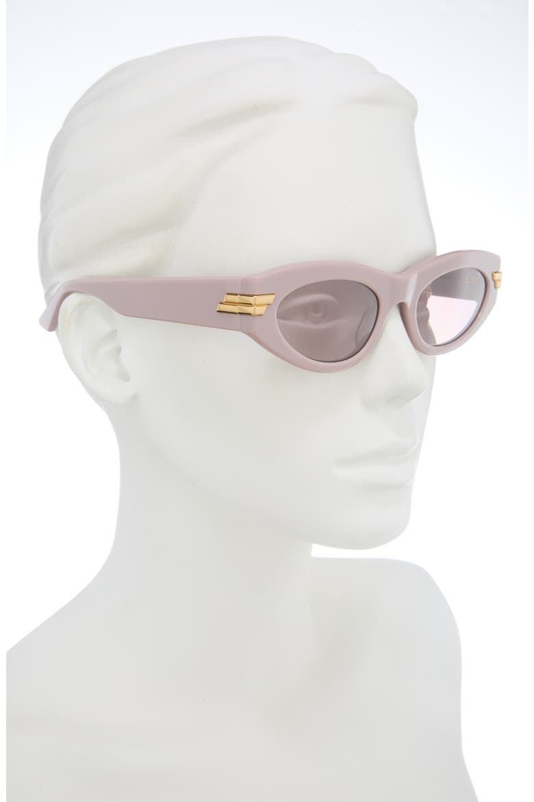 53mm Cat Eye Sunglasses, Alternate, color, PINK PINK VIOLET