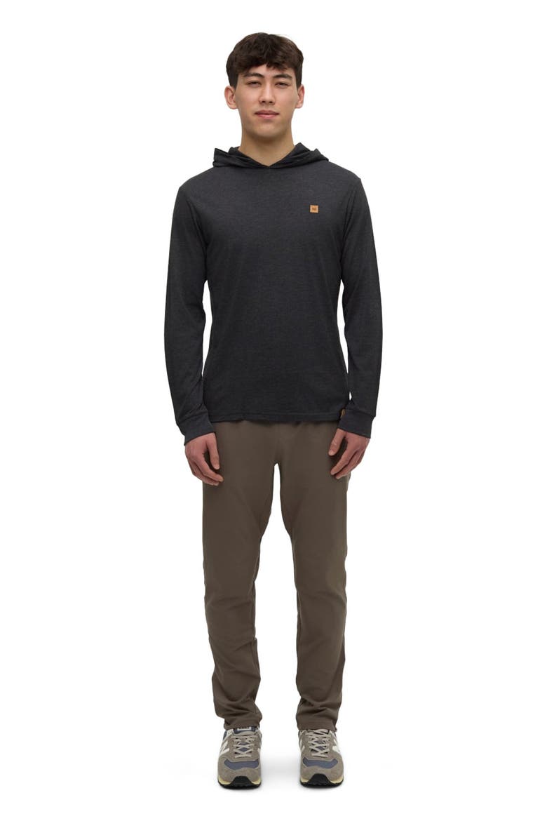 Baker Hooded Longsleeve, Main, color, Meteorite Black Heather