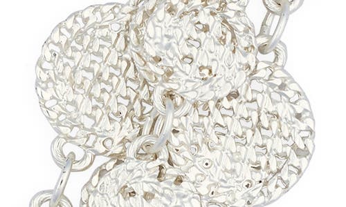 Karine Sultan Coin Charm Bracelet In Metallic