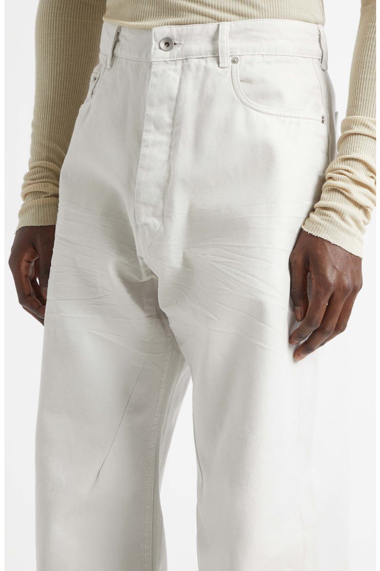 Geth Five-Pocket Wide Leg Jeans, Alternate, color, MILK WASH