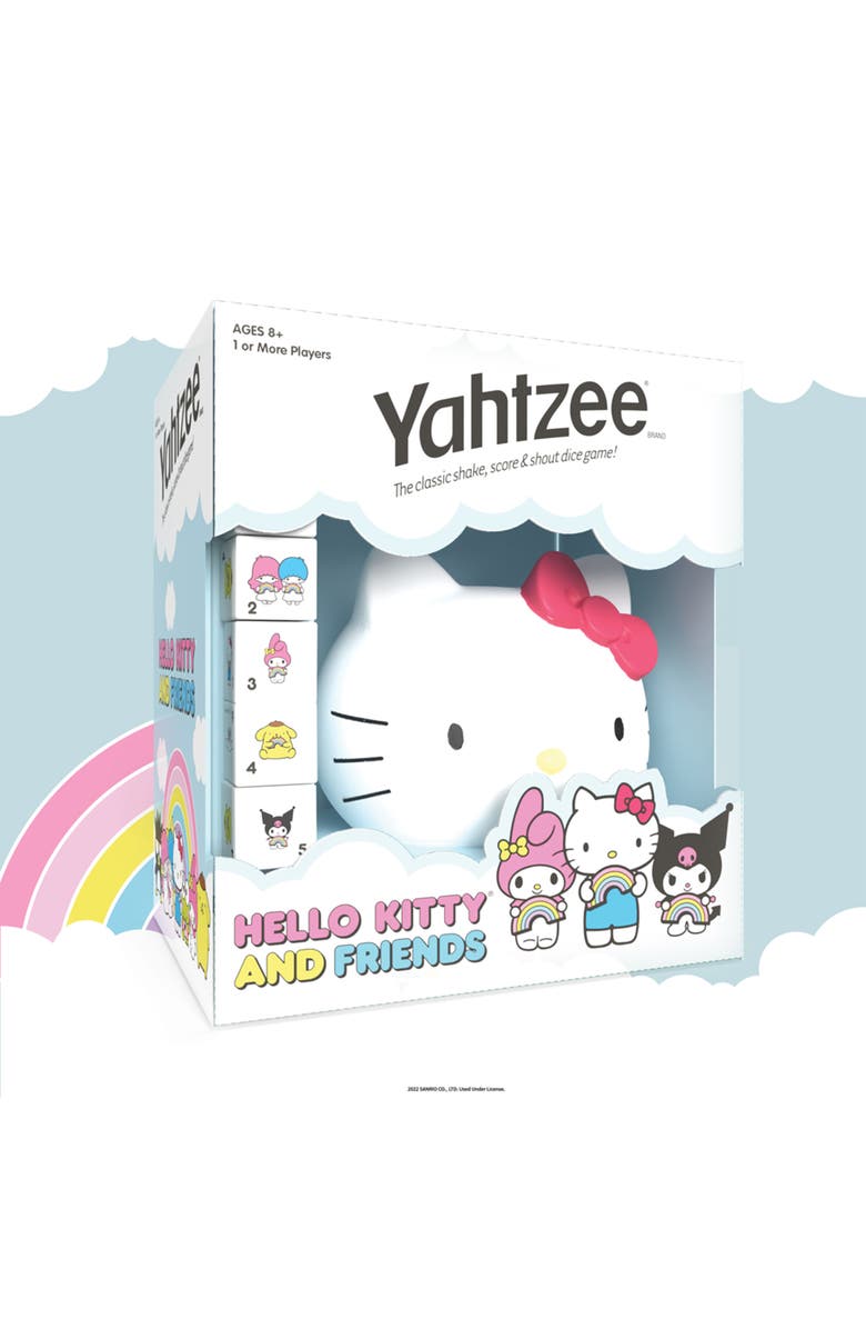 YAHTZEE Hello Kitty & Friends Dice Game, Alternate, color, Multicolored