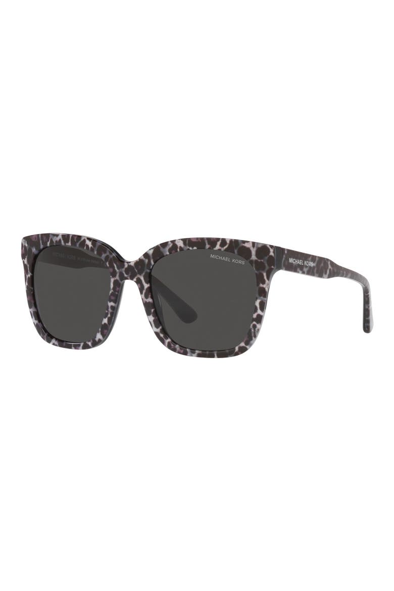 San Marino 52mm Square Sunglasses, Alternate, color, DARK GREY