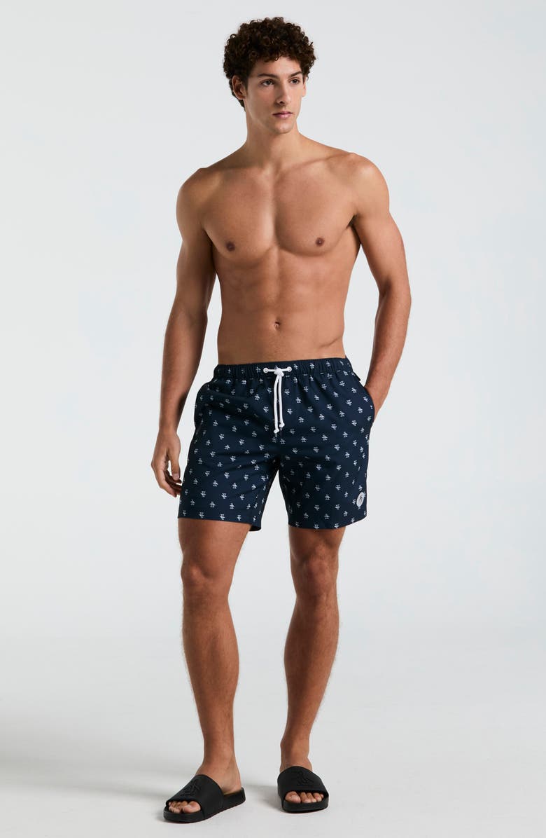 Original Penguin 7-Inch Volley Swim Trunks, Alternate, color, 