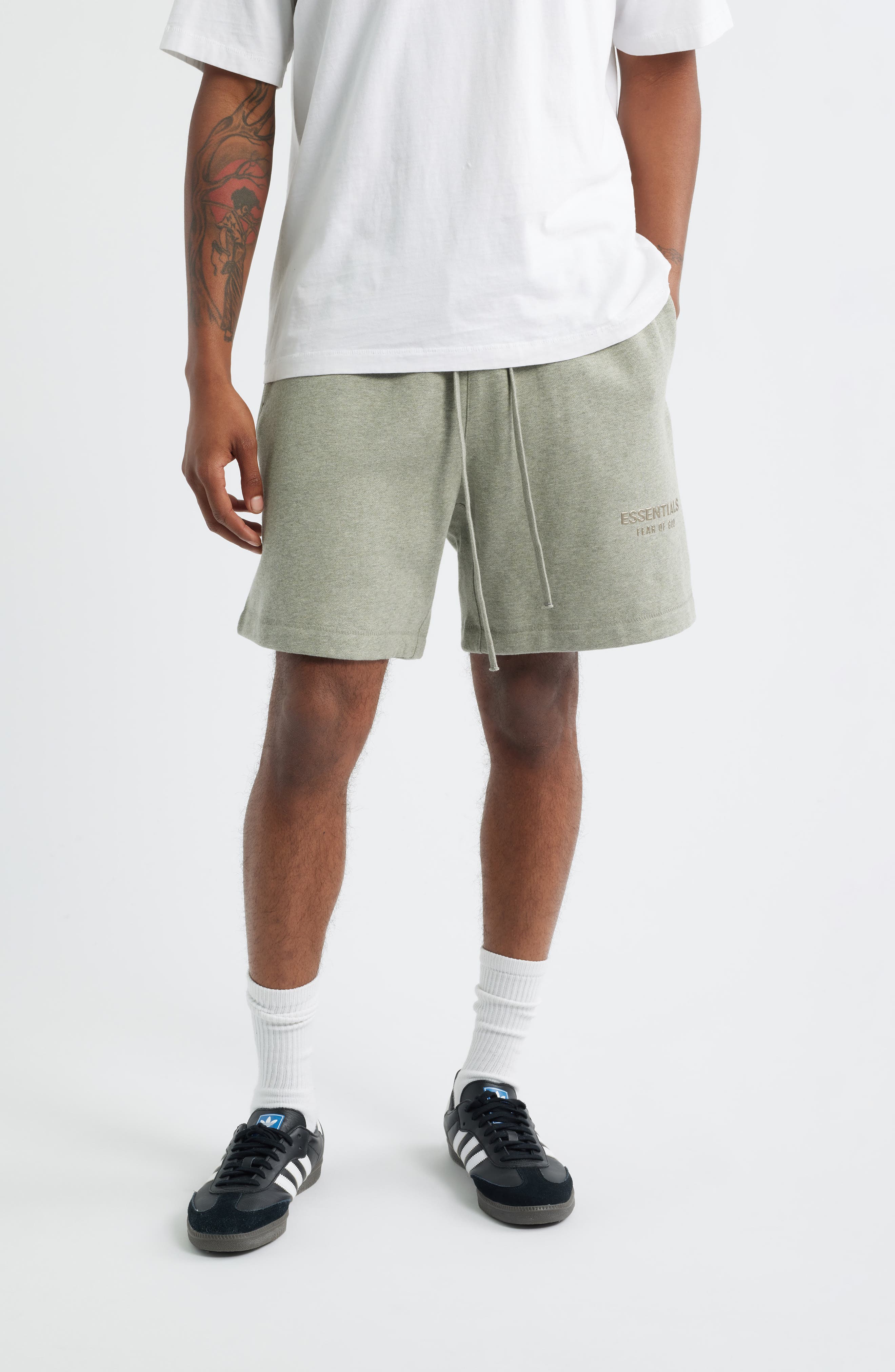 Shorts De Tennis Homme Real Essentials – Dry-Fit, Entrejambe 9 Pouces, Cordon De Serrage – Pour Sport Et Détente