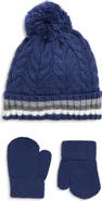 Capelli New York Kids' Beanie & Mittens Set