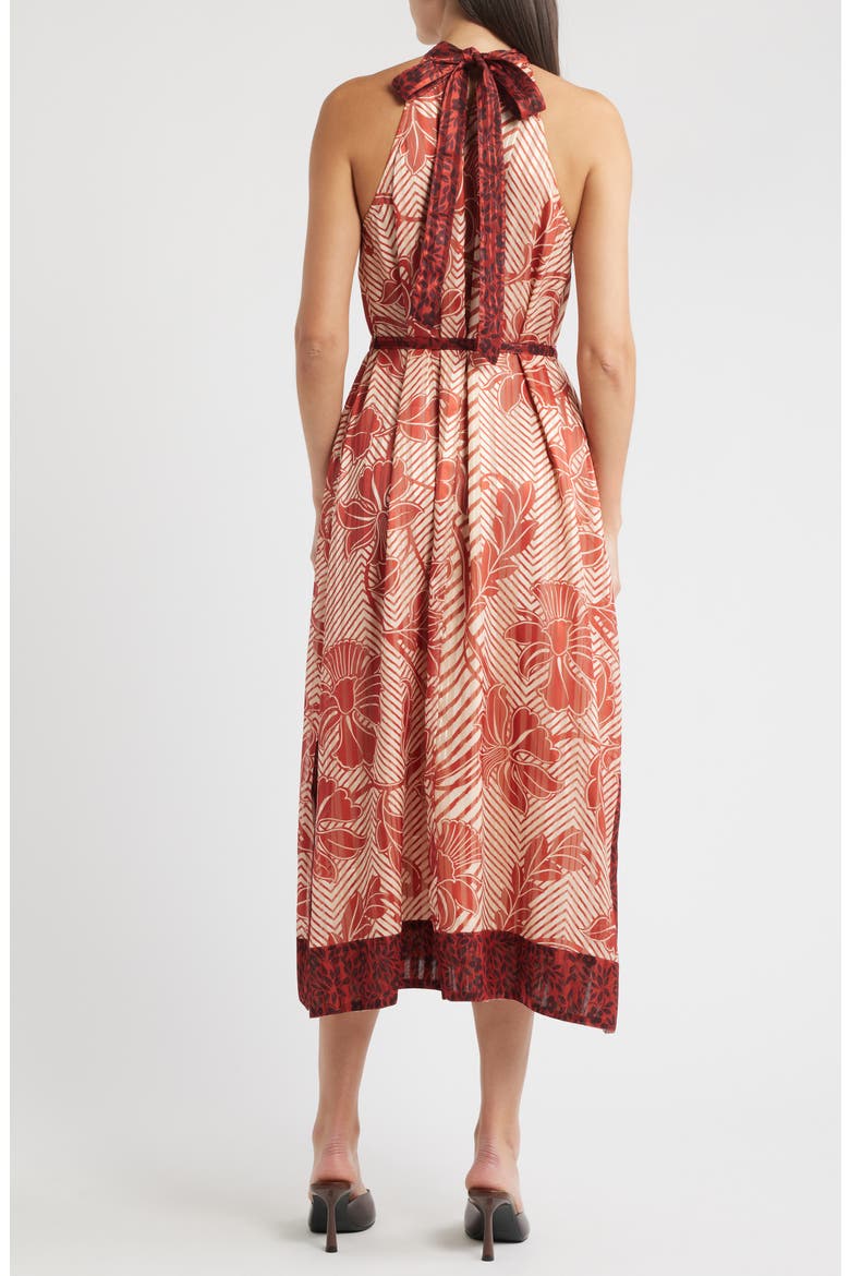 Betty Tie Waist Maxi Dress, Alternate, color, RED