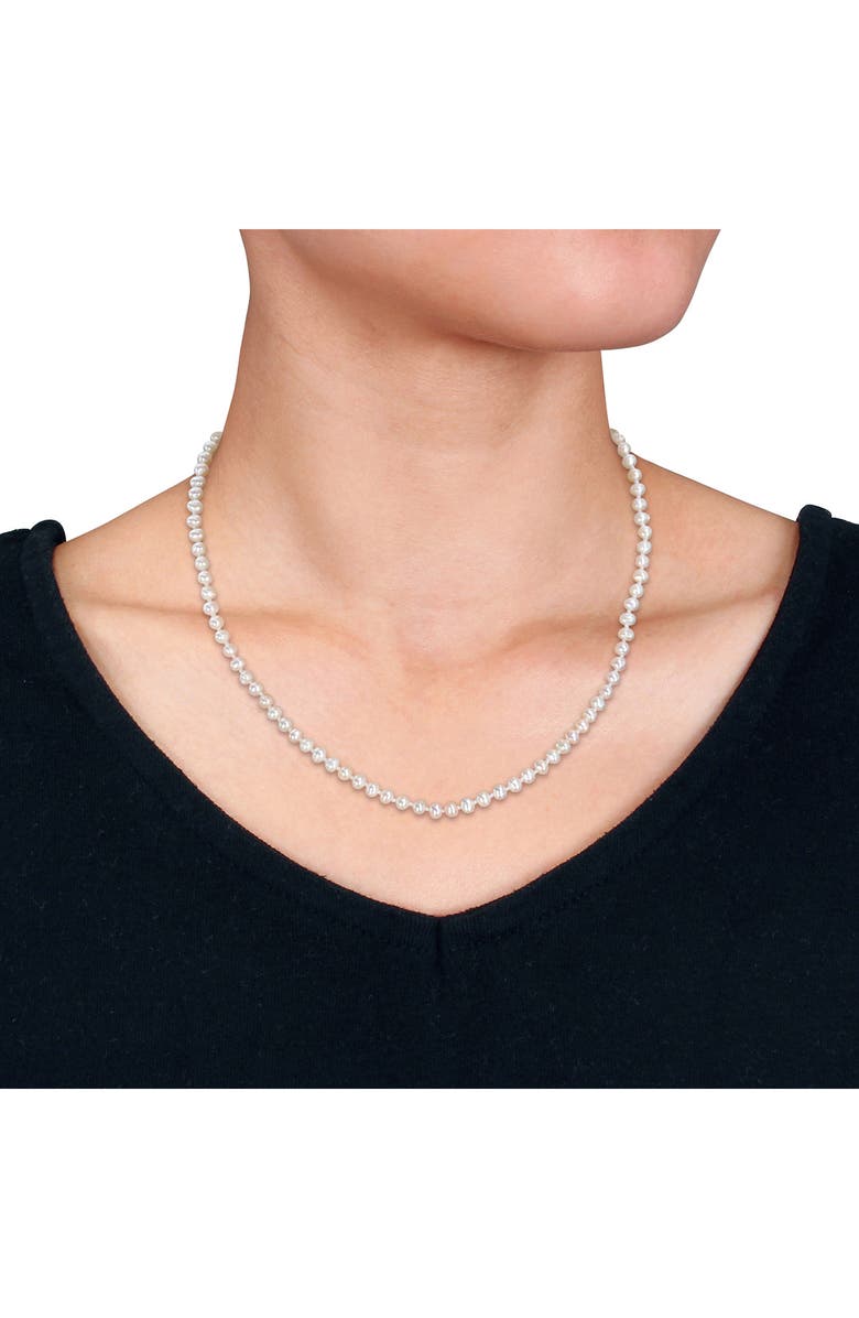 DELMAR Cultured Pearl Necklace, 3–4mm, Alternate, color, 