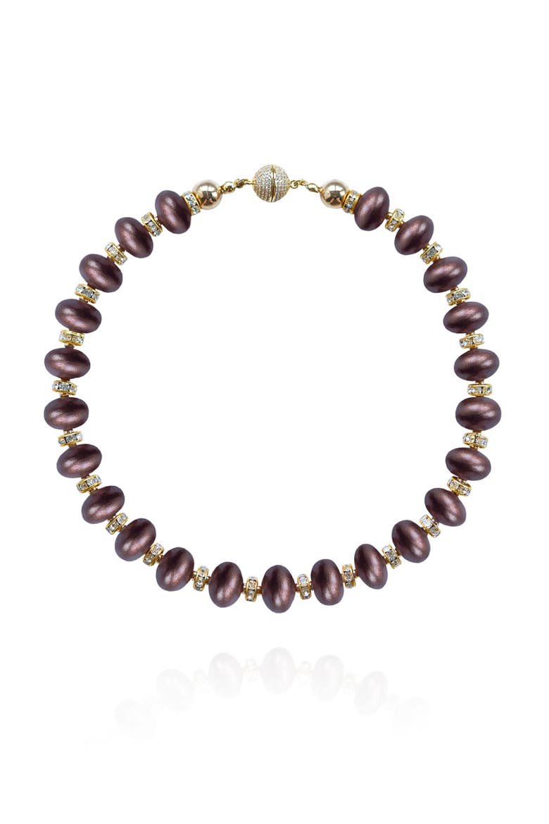 Mika Necklace, Main, color, Chocolate Cherry