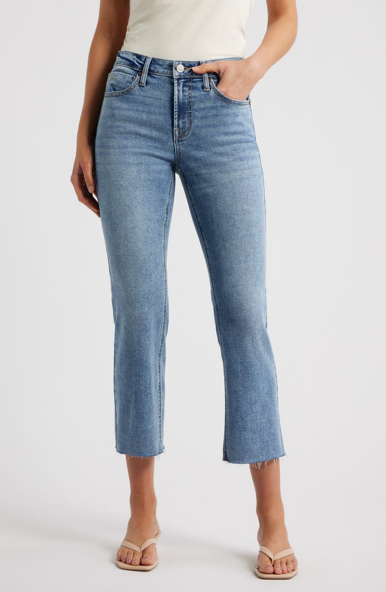 CITY BLUES Crop Flare Leg Jeans, Main, color,