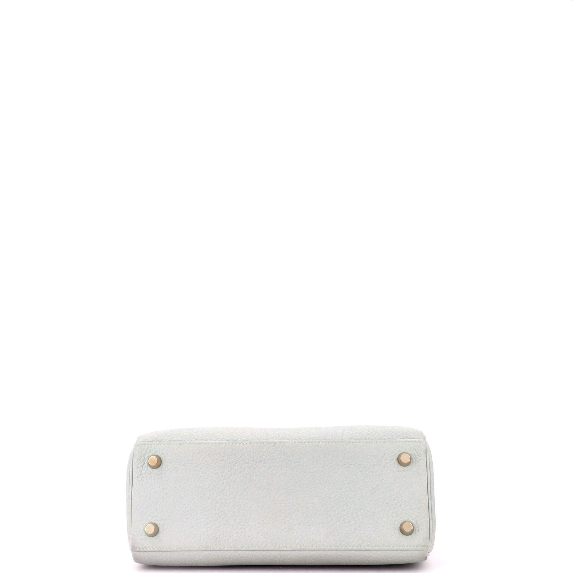 Pre-Owned Hermes Kelly Handbag Grey Togo with Gold Hardware 25, Alternate, color, 