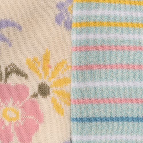 Muk Luks Cozy Crew Non Binding Sock 2 Pair Pack In Multi