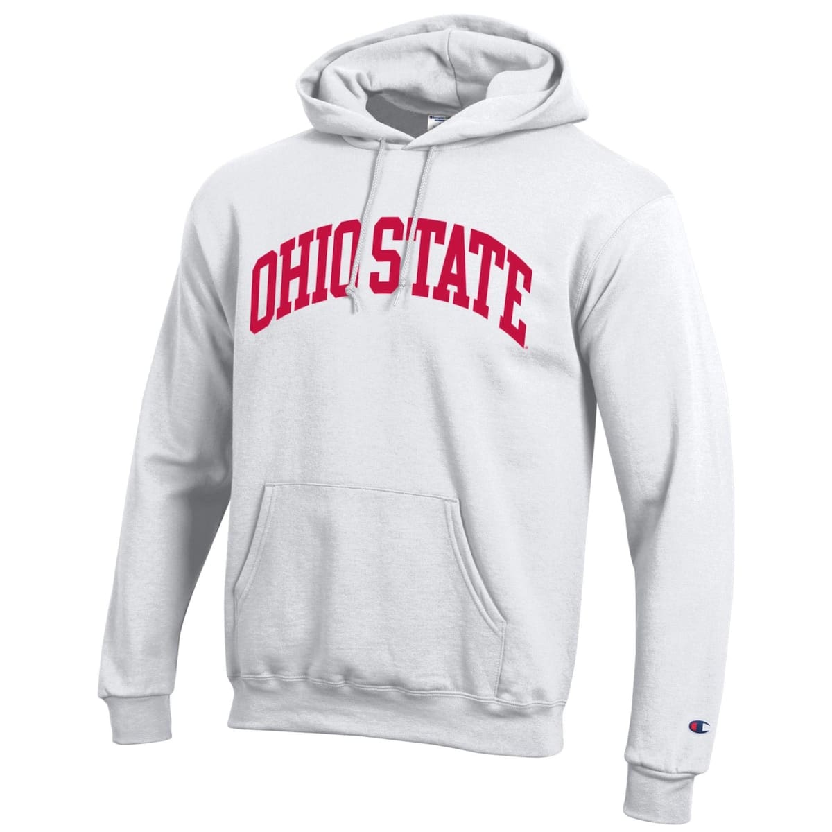 Champion Men's Champion White Ohio State Buckeyes Basic Arch Fleece ...