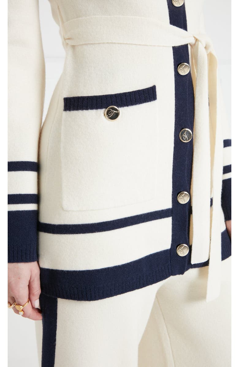 Temperley London Ribiera Knit Jacket, Alternate, color, Ivory