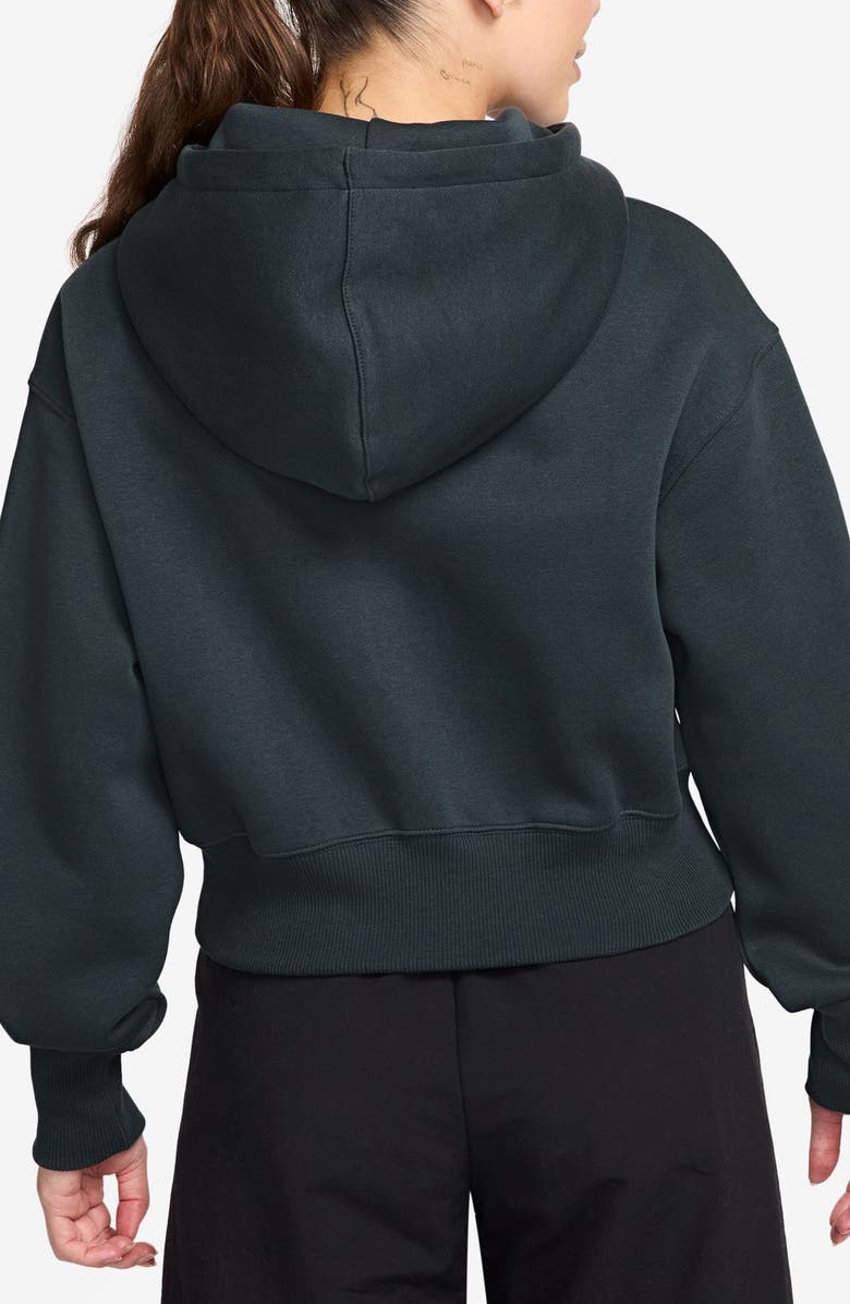 Nike Phoenix Relaxed Fit Cotton Blend Fleece Hoodie, Alternate, color, Seaweed/ Sail