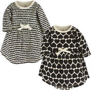 Touched by Nature Comfortable Organic Long-Sleeve Dress 2 Pack
