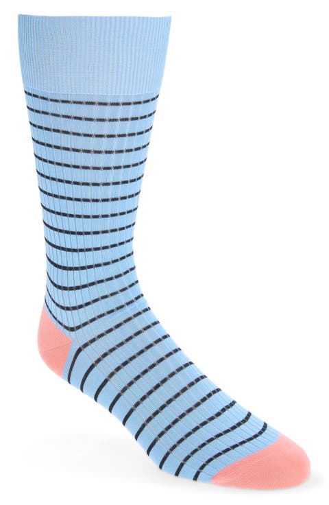 Downe Stripe Dress Socks