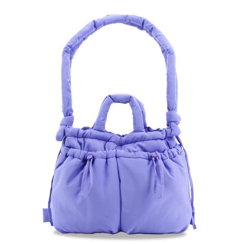 Puffy Convertible Tote with Adjustable Handles