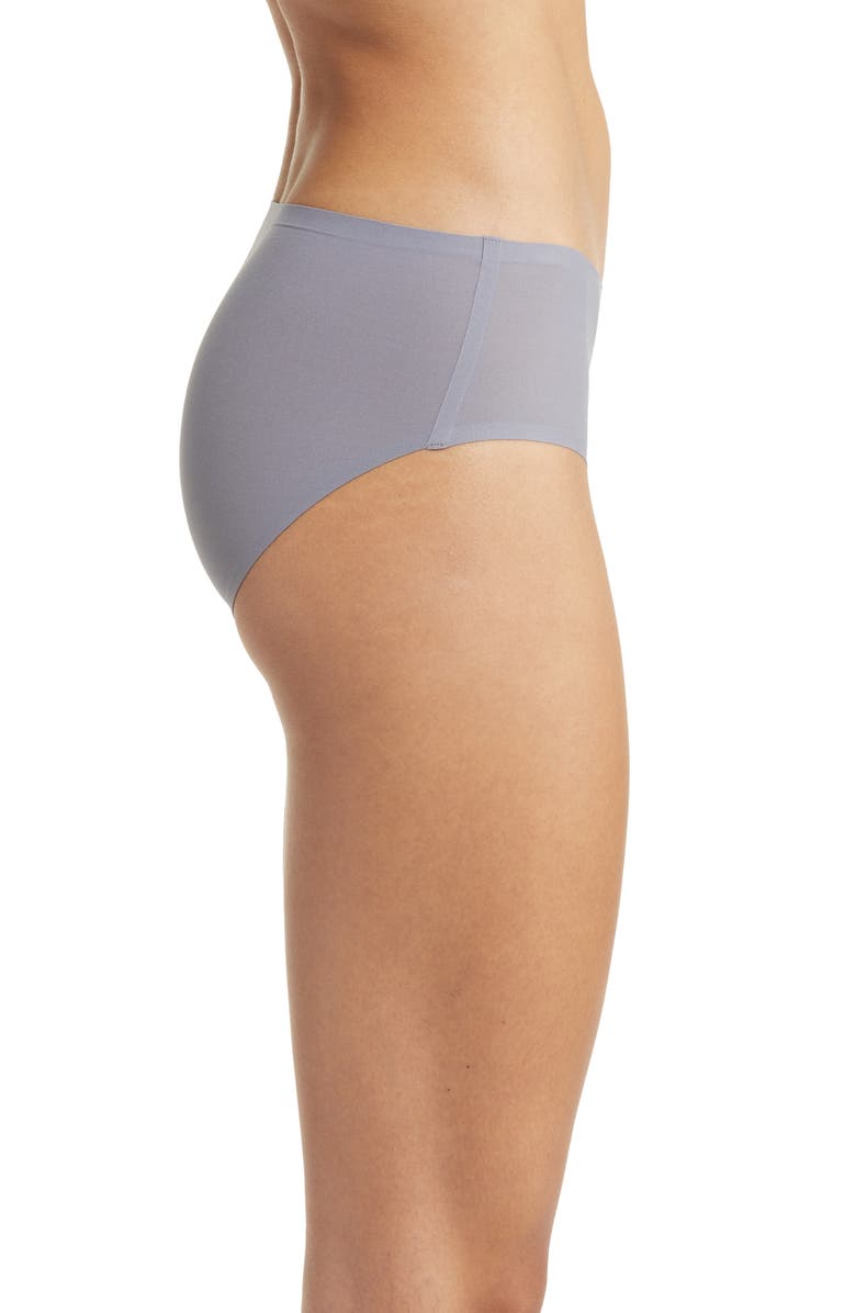 Chantelle Lingerie Soft Stretch Seamless Hipster Panties, Alternate, color, Smoke Grey