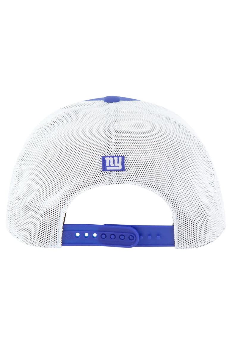 Men's '47 Royal/White New York Giants Downburst Relaxed Hitch Trucker Adjustable Hat, Alternate, color, Royal