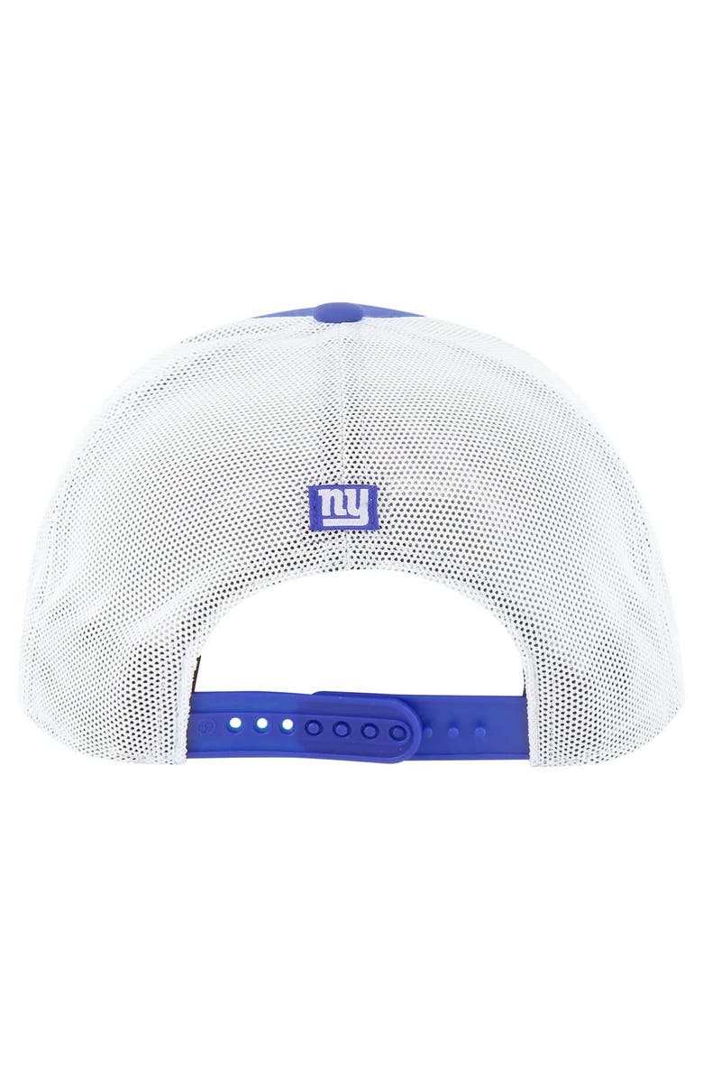 '47 Men's '47 Royal/White New York Giants Downburst Relaxed Hitch Trucker Adjustable Hat, Alternate, color, Royal