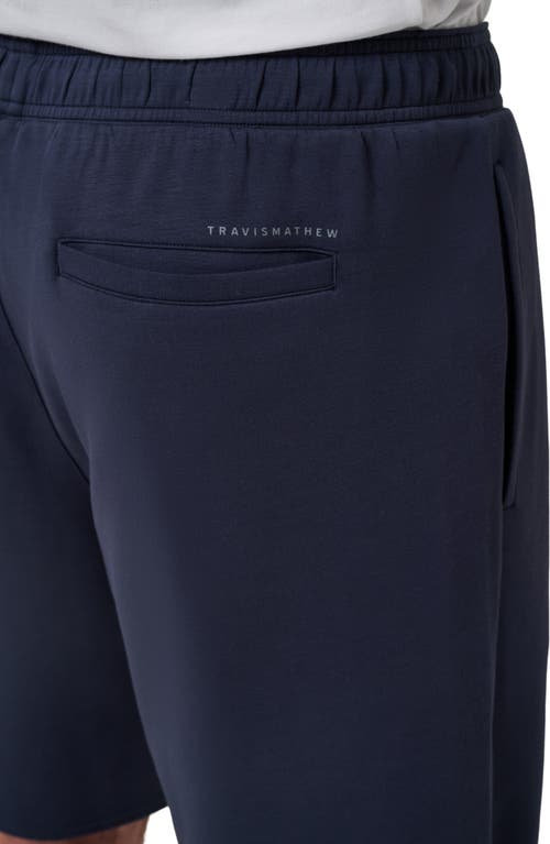 Travismathew Fibercloud Drawstring Shorts In Total Eclipse