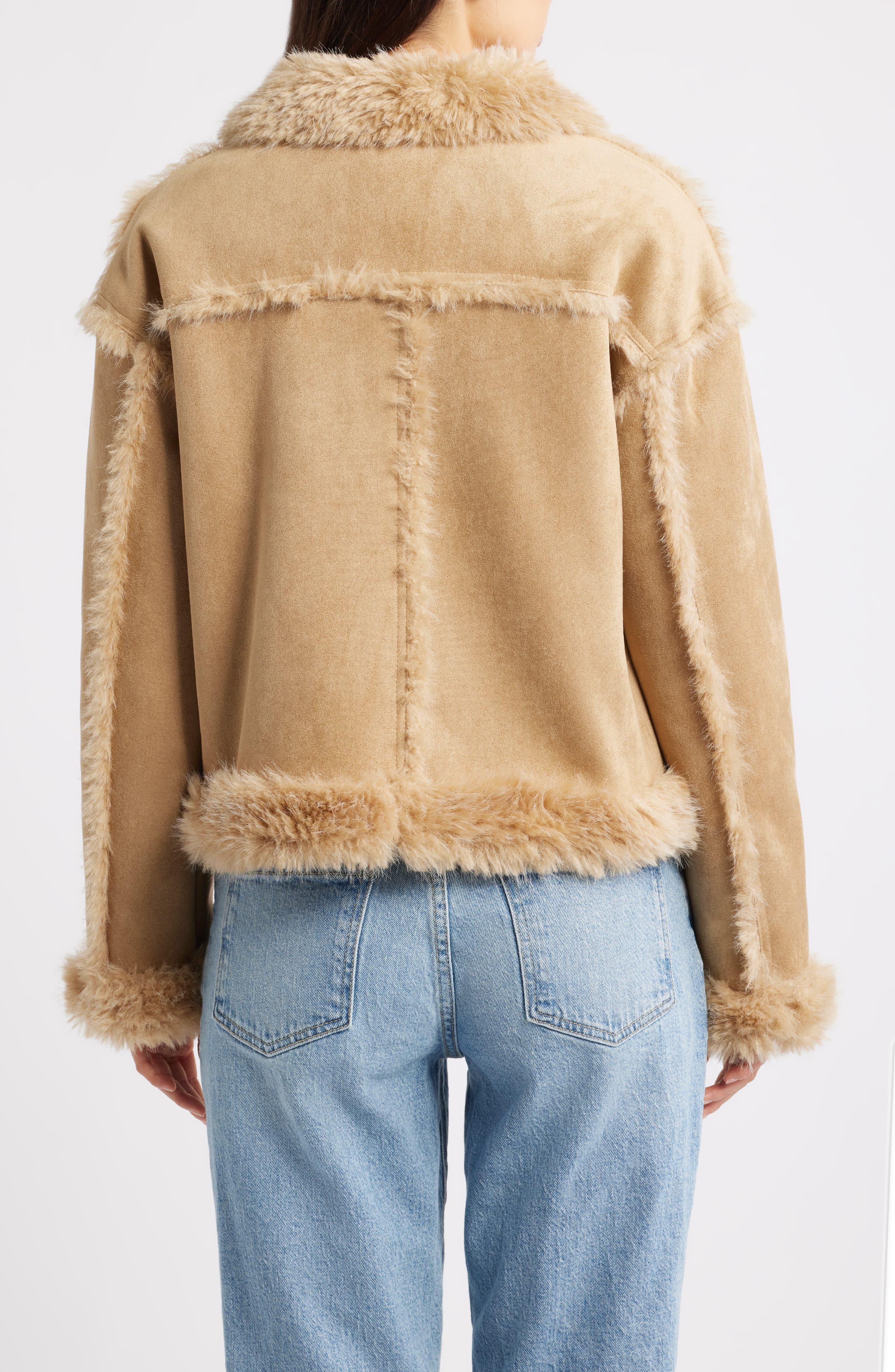 Faux Shearling Jacket - image 2