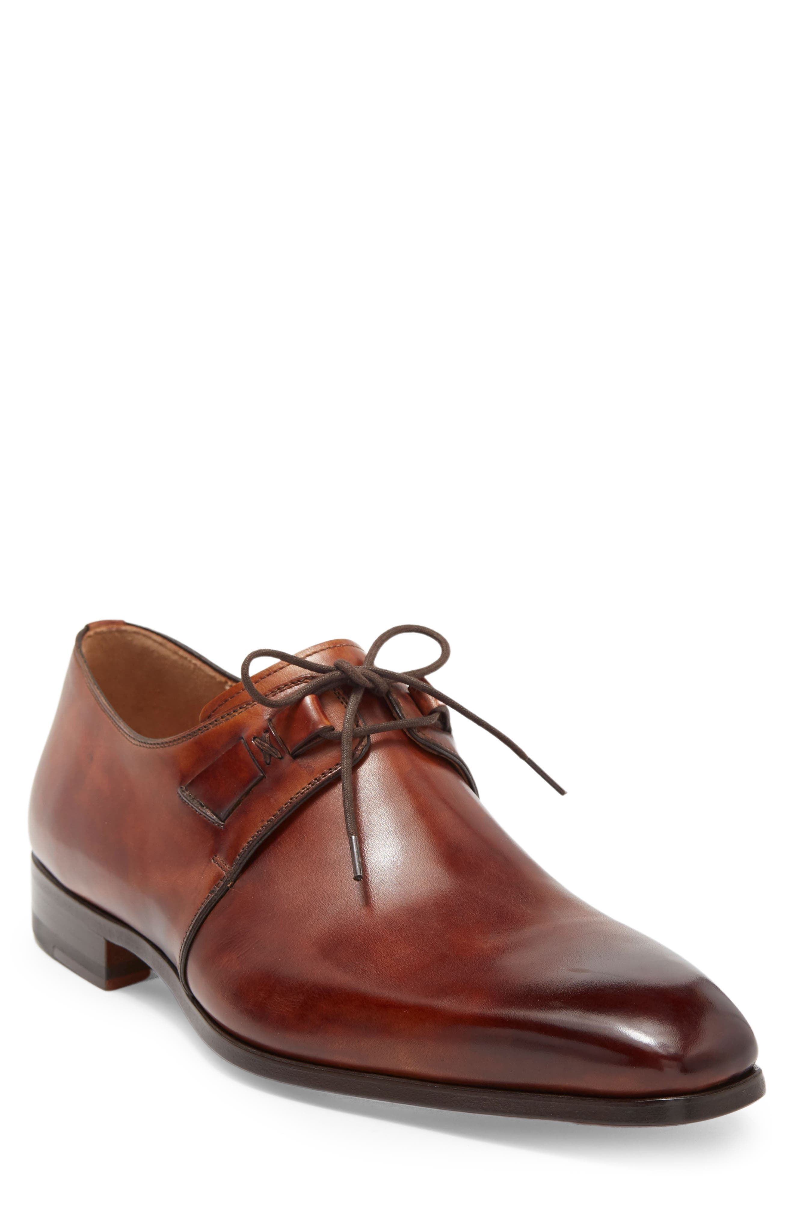 Magnanni Plain Toe Derby, Main, color, 