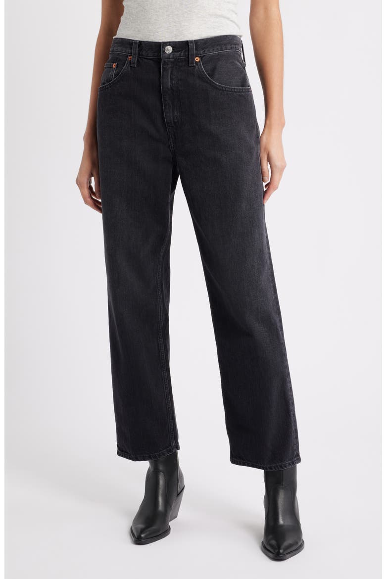 The Ollie Mid Rise Straight Leg Jeans, Main, color, FADEDOUT