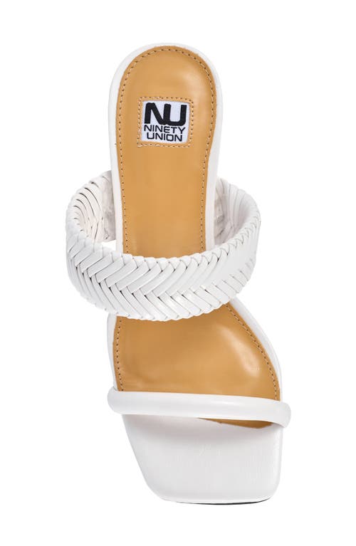 Ninety Union Malibu Slide Sandal In White