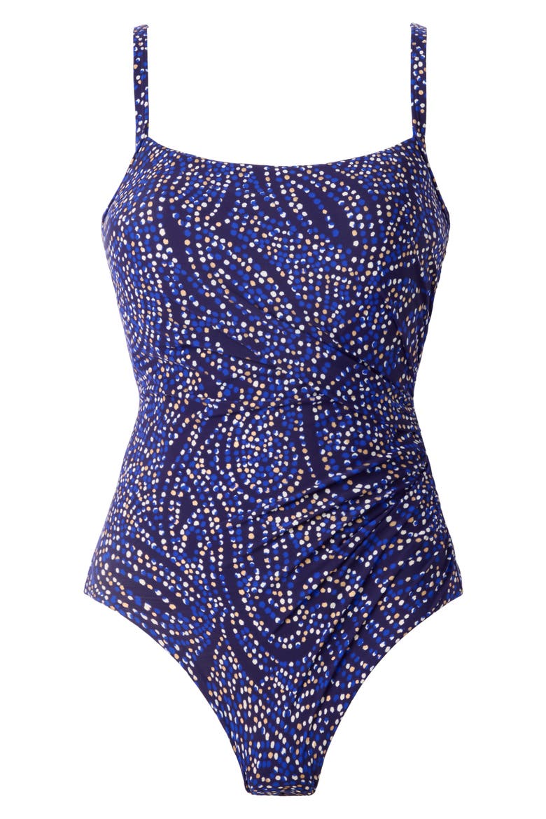 Spotlight Starr One-Piece Swimsuit, Alternate, color, PLUM MULTI