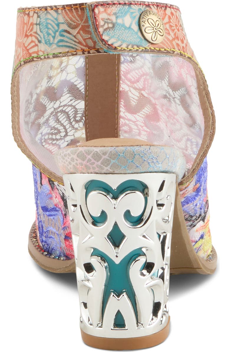 L'Artiste by Spring Step Wowza Ankle Strap Sandal, Alternate, color, Rainbow