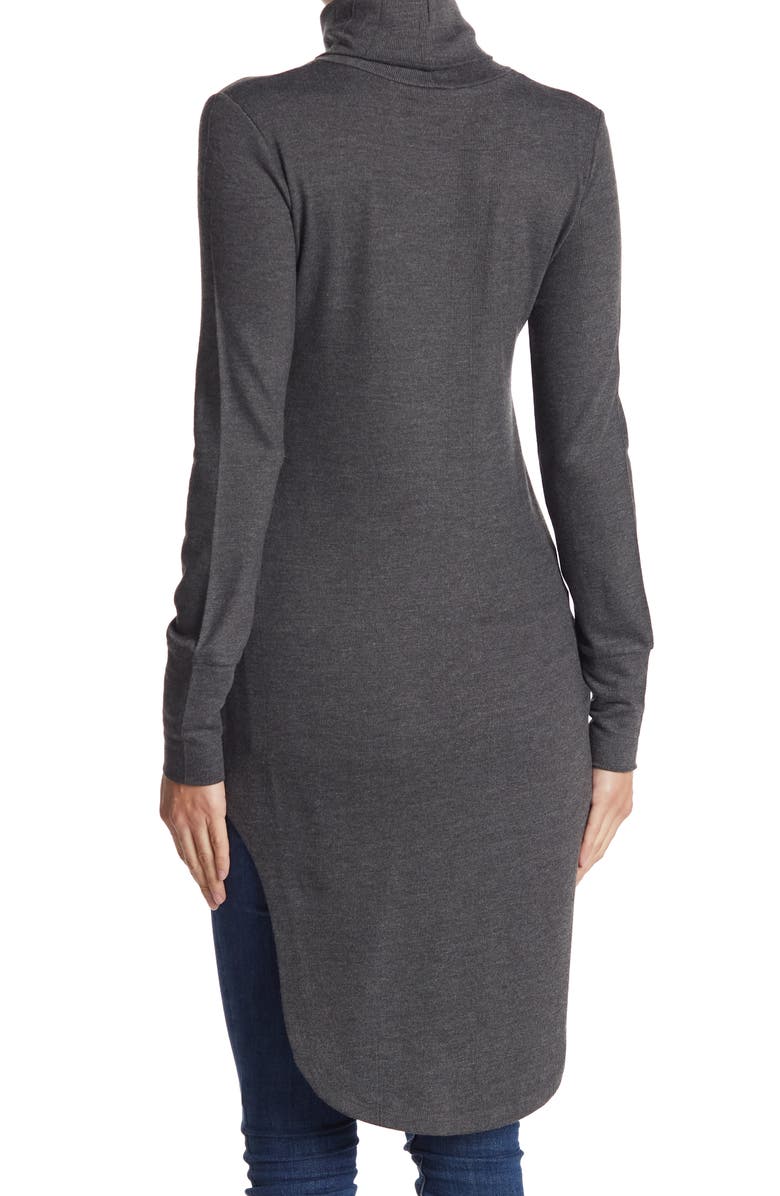 GO COUTURE Lion Turtleneck Tunic, Alternate, color, 